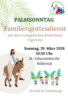 Palmsonntag 2026 in St. Johannis