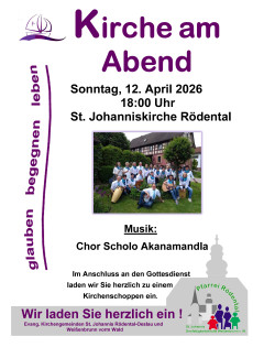 Kirche am Abend 12.04.2026