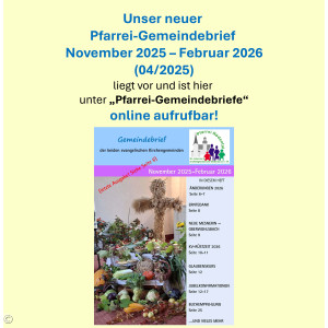 Ankündigung aktueller Pfarrei-Gemeindebrief 04-2025